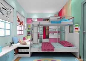 家装现代风格子母床小户型设计
