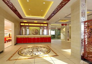 中式风格宾馆装修设计效果图欣赏