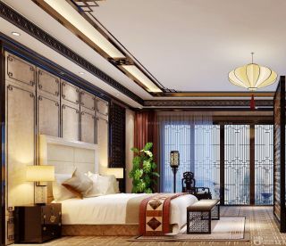 2023中式风格快捷酒店装修设计图片