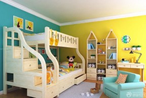 小户型儿童房设计 高低床