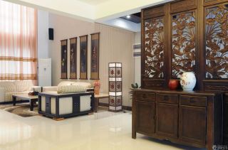 中式田园风格客厅斗柜设计图
