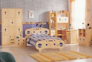 小户型儿童房实木家具设计图片