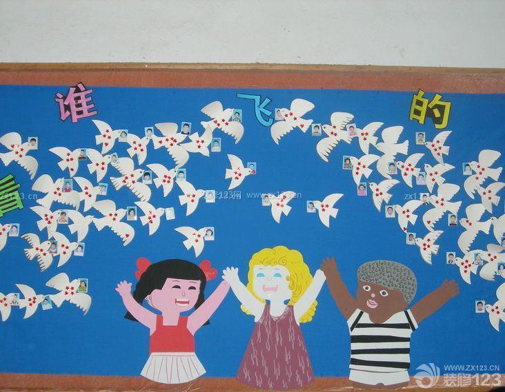 幼儿园中班主题墙布置效果图片