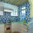 地中海风格小户型厨房卫生间吊顶装修案例
