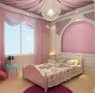儿童房粉红窗帘装饰图