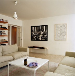 个性现代家庭室内小客厅板式家具效果图欣赏