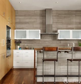 开放式厨房橱柜设计效果图片