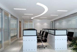 2023现代办公室灯具装修方案效果图