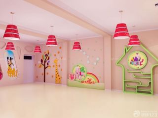 幼儿园自由活动室主题墙布置效果图片