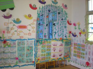 幼儿园教室门口主题墙布置效果图