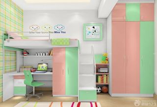 现代小户型儿童房家具设计图片