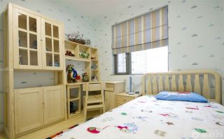 美式简约风格儿童房家具实木家具设计图