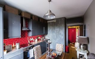 老房40平米小户型厨房美式乡村风格装修效果图