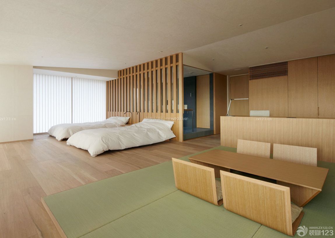 日式风格快捷酒店房间设计图