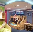10平米儿童房实木高低床设计图片