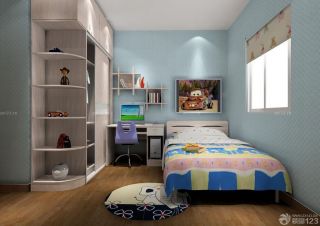 48平米现代直通小户型儿童房装修设计图欣赏