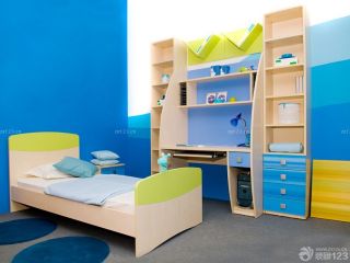 现代风格10平米儿童房书柜设计图