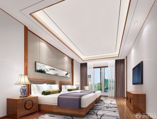 2023最新中式风格快捷酒店房间设计图