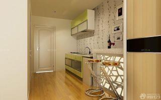 现代简约风格一室一厅一厨一卫小厨房装修效果图