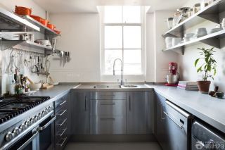 小型厨房不锈钢置物架设计图片大全