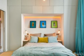 小美式风格学生公寓床设计图片