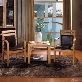 新中式风格乌金木家具设计图片