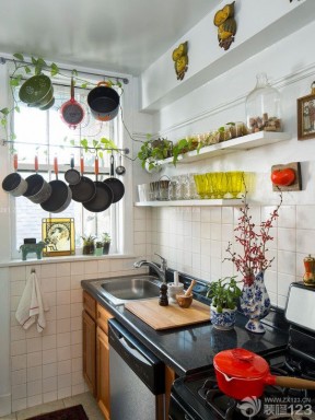 厨房自制储物架效果图片