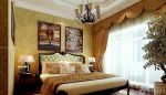10平米卧室纯色罗马帘设计图