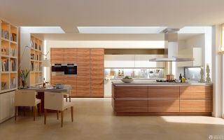 开放式厨房橱柜展厅设计装修效果图