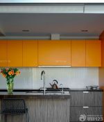 海尔烤漆橱柜厨房装修设计效果图