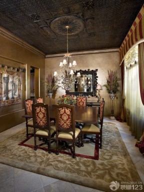 天花板贴图 美式古典家具