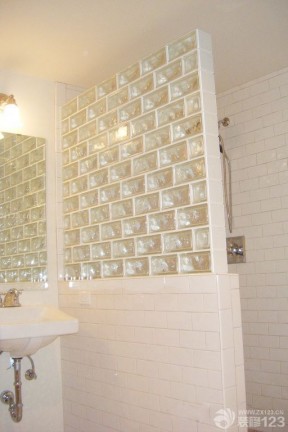 玻璃砖隔断 卫生间浴室
