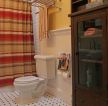 美式古典风格厕所浴室柜家具装修效果图