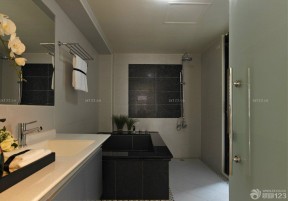 家居浴室毛巾架设计图片