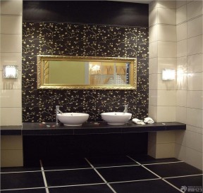 黑色瓷砖贴图 洗手间 