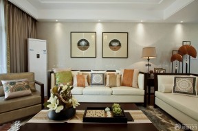 中式沙发背景墙 古典主义风格