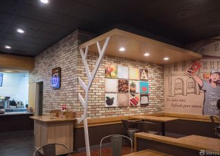 奶茶店装修图片大全照片墙设计
