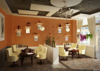 现代风格咖啡馆设计装修效果图