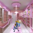 小型孕婴店粉色货柜装修效果图