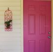 家装欧美风格粉色门效果图欣赏