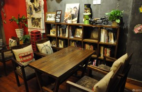 咖啡馆设计 美式古典实木家具