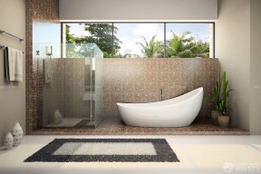 现代简约风格白色按摩浴缸设计图
