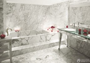 按摩浴缸  现代家装 大理石包裹浴缸