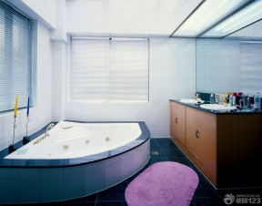 现代风格扇形按摩浴缸设计图