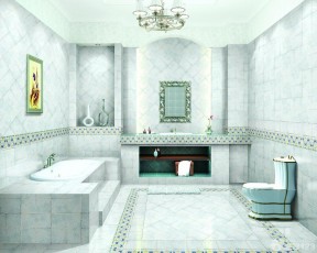 美式简约风格按摩浴缸设计图片