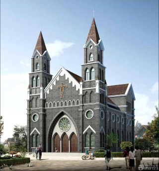 教堂外观设计图片