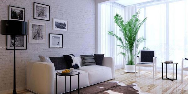 单身公寓现代风格54㎡设计方案