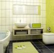 卫生间浴室绿色瓷砖装修案例