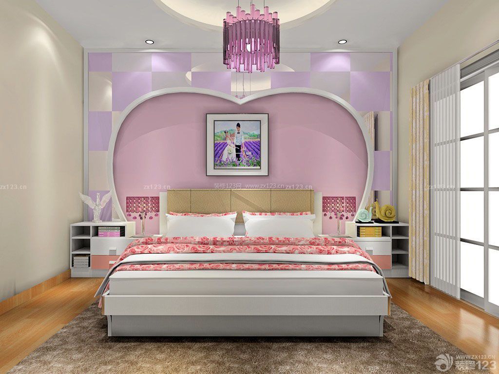 经典现代风格12平米婚房卧室装修图欣赏