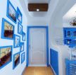 地中海小户型蓝色门框设计图片
